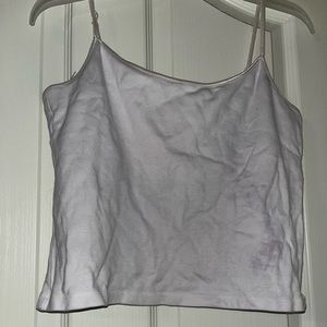 white tank top